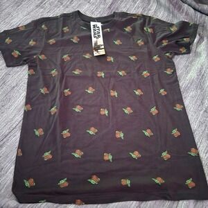 Star Wars The Mandalorian Baby Yoda‎ T-Shirt All Over Print Grogu Medium